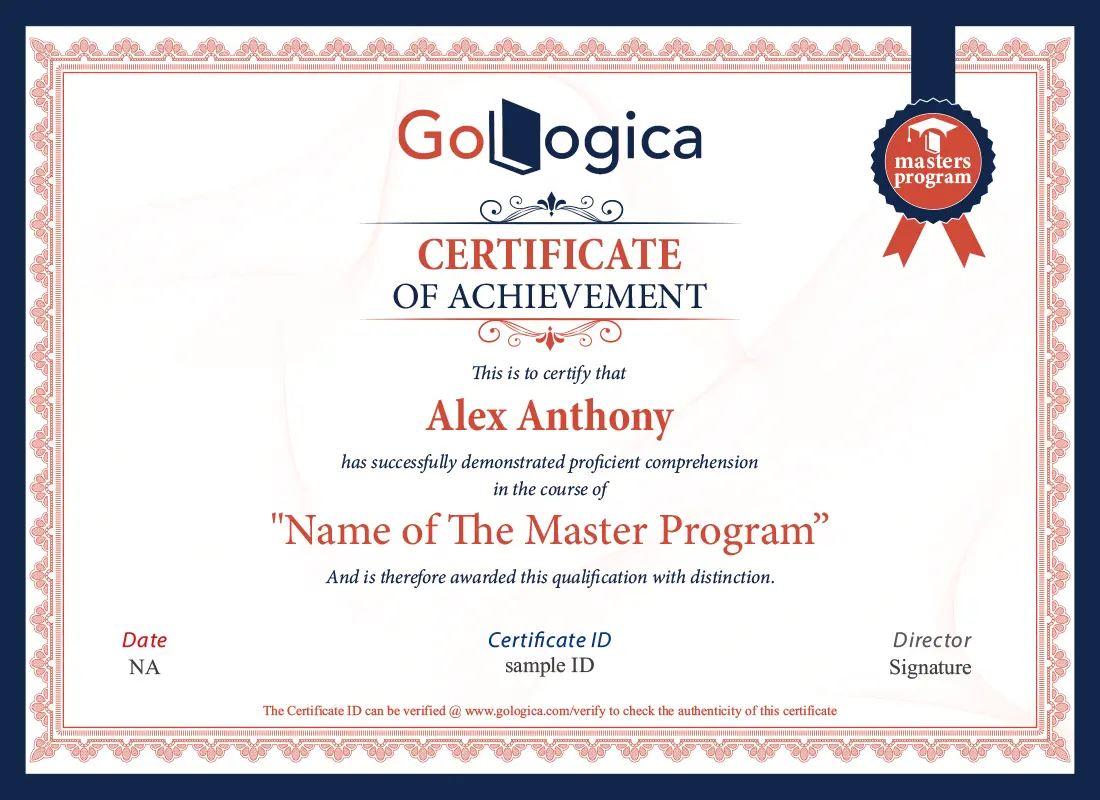 Machine Learning certificate