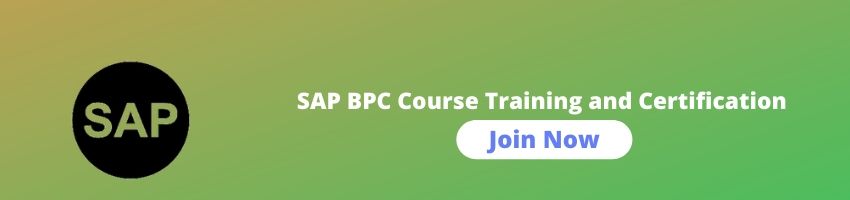 SAP BPC Training