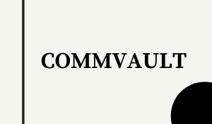 COMMVAULT TRAINING