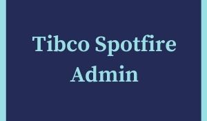 Tibco Spotfire Administration