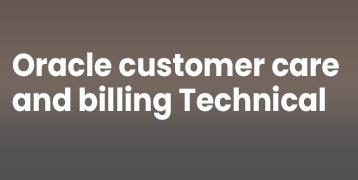 Oracle Customer Care and Billing Technical Training