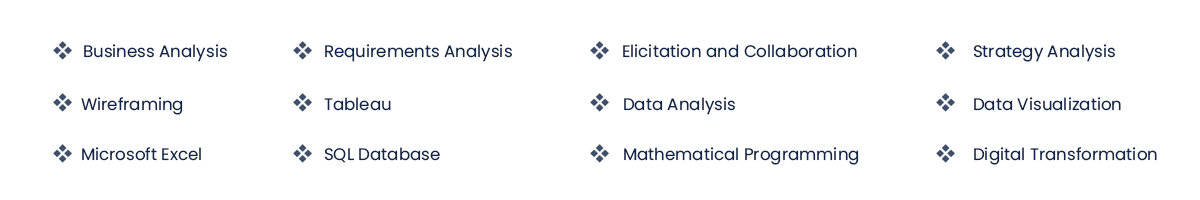 Business Analyst Masters Program skills covered