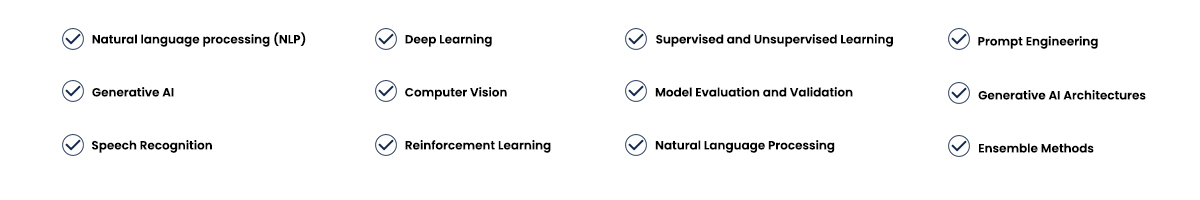 Machine Learning Master’s Program skills covered